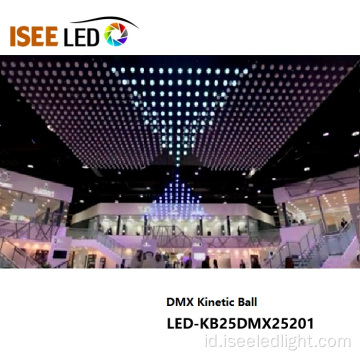 35cm DMX512 RGB Led Kinetic Spheres untuk Klub